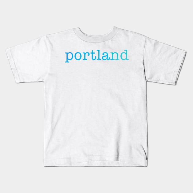 Portland Kids T-Shirt by lolosenese